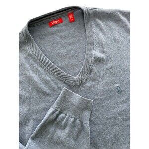 IZOD‎ Men's Preppy V-Neck Sweater Lightweight Casual Office Golf Layering Sz Lg